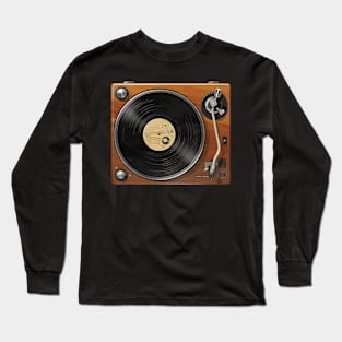 vinyl player - vintage Long Sleeve T-Shirt